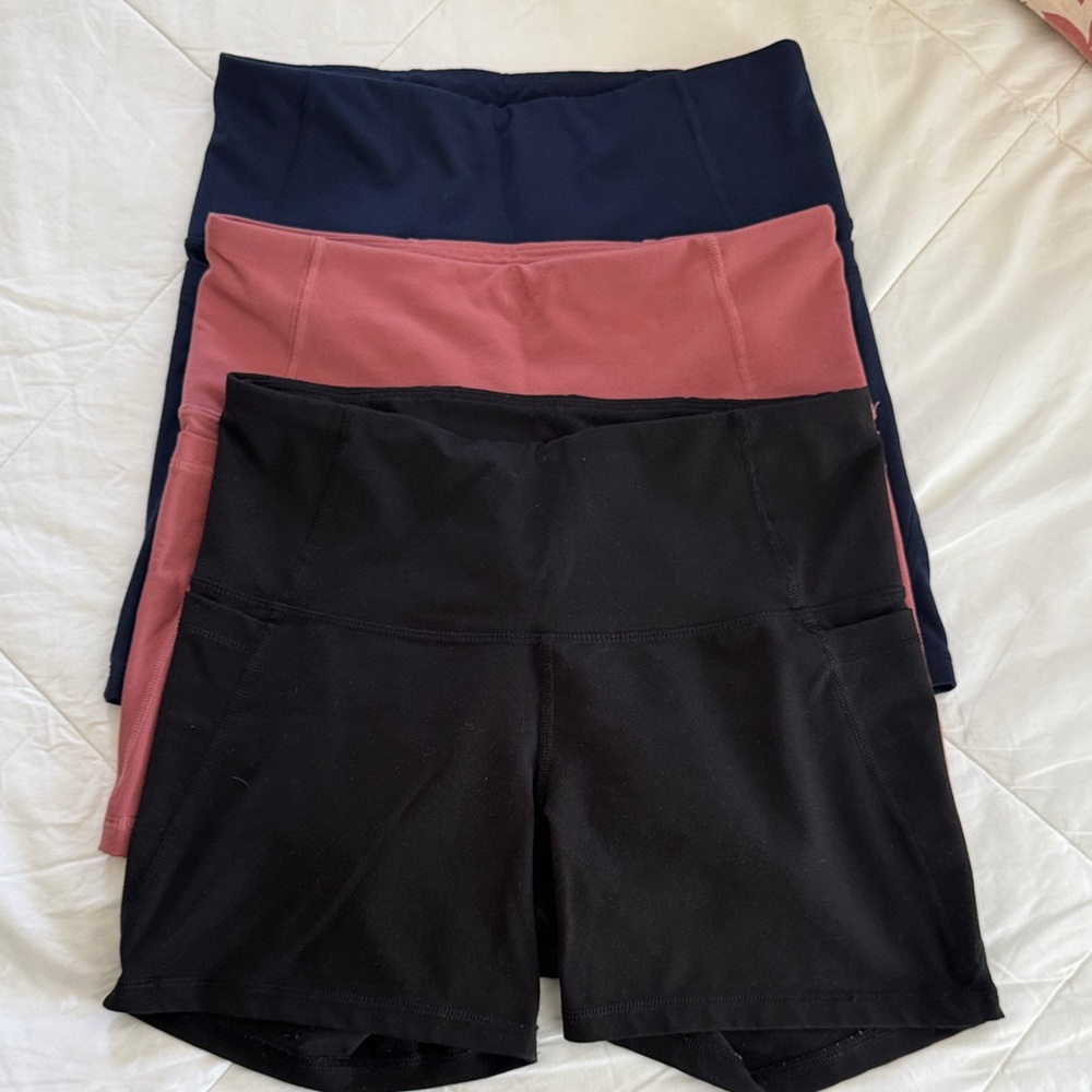 3 Old Navy Women's Bike Shorts, MP/M: $8 each or $20 for 3
